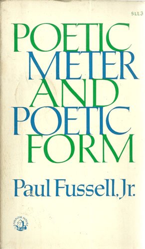 9780394306230: Poetic Meter and Poetic Form