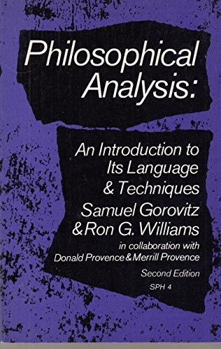 Philosophical Analysis: An Introduction to Its Language and Techniques