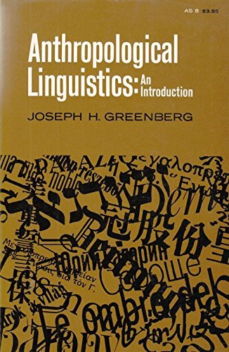 Stock image for Anthropological Linguistics: An Introduction for sale by Amazing Books Pittsburgh