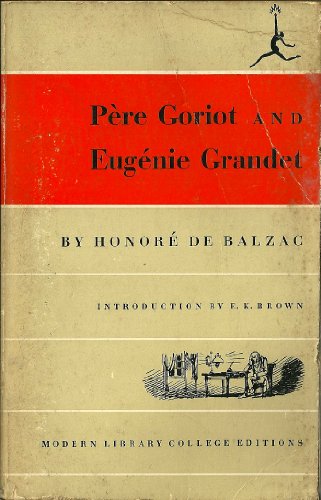 9780394309026: Pere Goriot and Eugenie Grandet