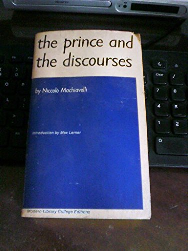 Imagen de archivo de The Prince and the Discourses a la venta por Better World Books