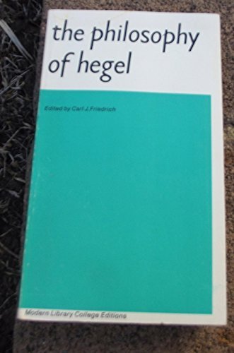 Stock image for The Philosophy of Hegel for sale by Books From California