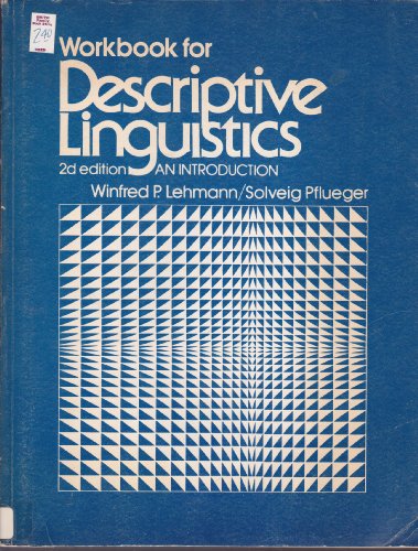 Stock image for Descriptive Linguistics : An Introduction for sale by Better World Books: West