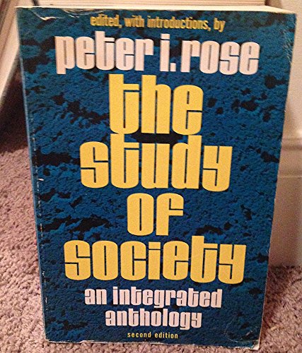 Beispielbild fr The Study of Society: An Integrated Anthology zum Verkauf von Wonder Book