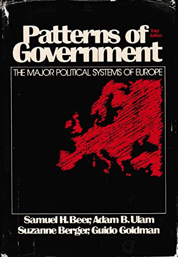 Stock image for Patterns of Government: The Major Political Systems of Europe for sale by HPB-Red