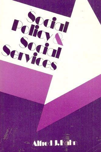 Beispielbild fr Social policy and social services (Random House series in social policy) zum Verkauf von HPB-Red