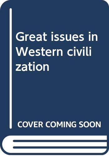 Imagen de archivo de Great issues in Western civilization a la venta por Wonder Book