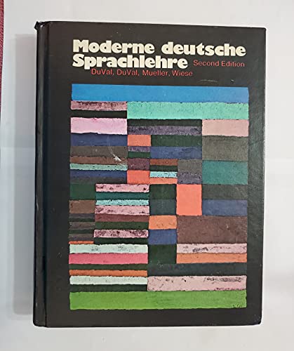 Imagen de archivo de Moderne Deutsche Sprachlehre (English and German Edition) a la venta por HPB Inc.