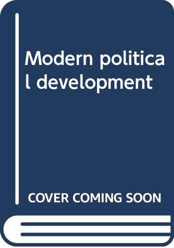 Imagen de archivo de Modern political development a la venta por Wonder Book