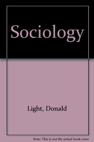 Imagen de archivo de Sociology a la venta por Better World Books