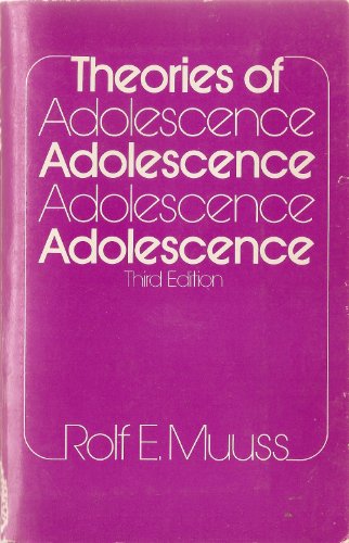 9780394318677: Theories of adolescence