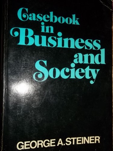 Stock image for Casebook in business and society for sale by Wonder Book