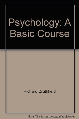 Imagen de archivo de Psychology : A Basic Course a la venta por Better World Books