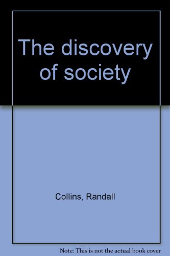 Beispielbild fr The discovery of society zum Verkauf von Wonder Book