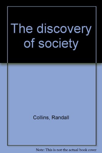 Stock image for The discovery of society for sale by Wonder Book