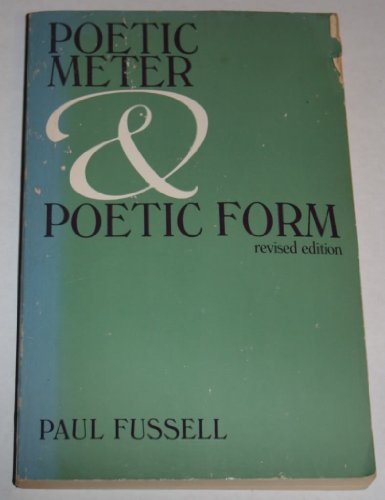 9780394321202: Poetic Meter and Poetic Form
