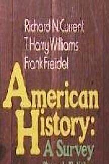 Beispielbild fr American history: A survey zum Verkauf von Wonder Book