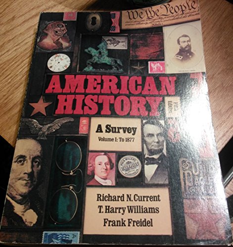 Stock image for American History: A Survey, Vol. 1 (5th Edition) for sale by Wonder Book