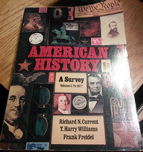 9780394322391: American History: A Survey, Vol. 1 (5th Edition)
