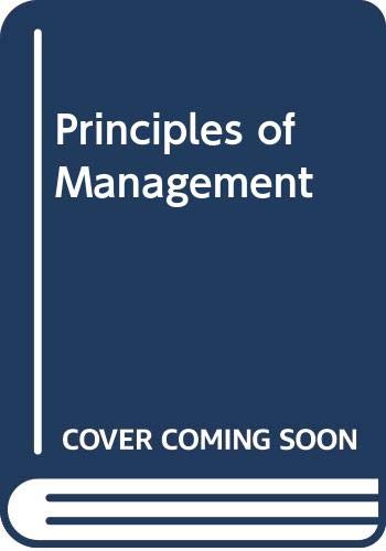 Stock image for Principles of management for sale by ThriftBooks-Dallas