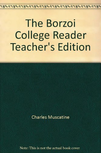 9780394324197: The Borzoi College Reader 4TH EDITION