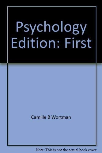 9780394324289: Psychology Edition: First