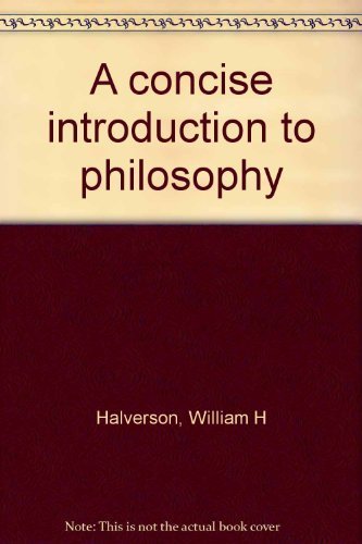 9780394325330: A concise introduction to philosophy