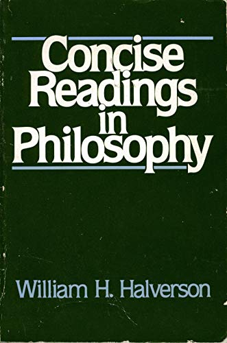 Stock image for Concise Readings in Philosophy for sale by Wonder Book
