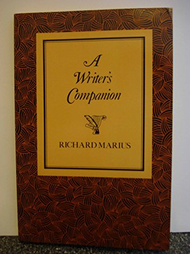 9780394327457: A writer's companion
