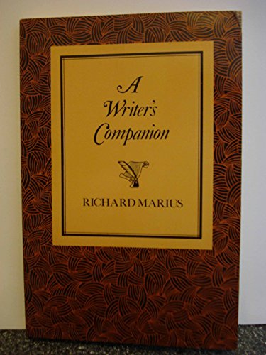 Stock image for A writer's companion for sale by Wonder Book