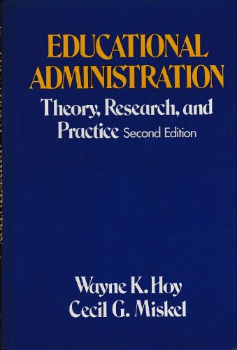 Imagen de archivo de Educational administration: Theory, research, and practice a la venta por Wonder Book