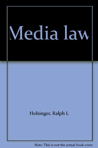 9780394329536: Media law