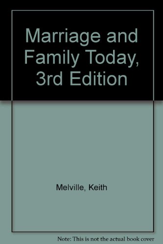 Imagen de archivo de Marriage and Family Today a la venta por BookHolders