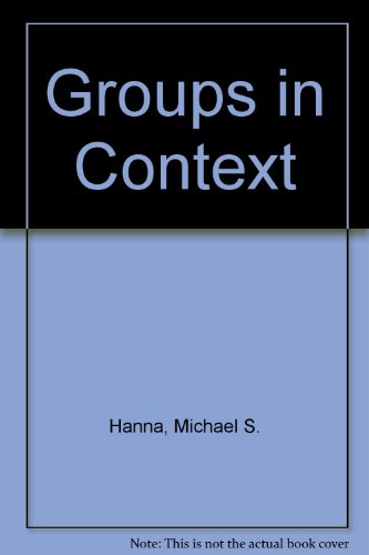 Stock image for Groups in Context for sale by dsmbooks