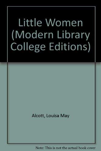 Stock image for Little Women (Modern Library College Editions) for sale by HPB-Diamond