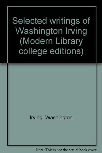 Imagen de archivo de Selected Writings of Washington Irving a la venta por Works on Paper