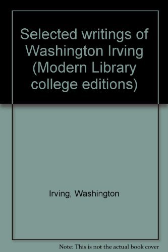 Stock image for Selected Writings of Washington Irving for sale by Better World Books