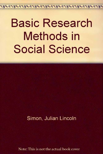 Beispielbild fr Basic Research Methods in Social Science zum Verkauf von Better World Books