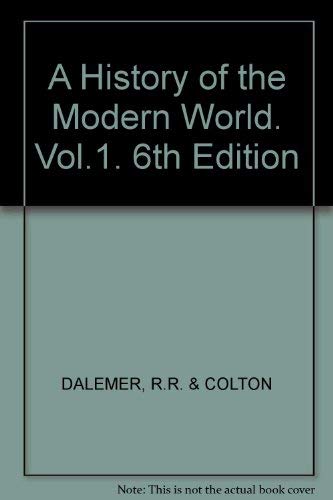 Stock image for A History of the Modern World to 1815 for sale by Ann Becker