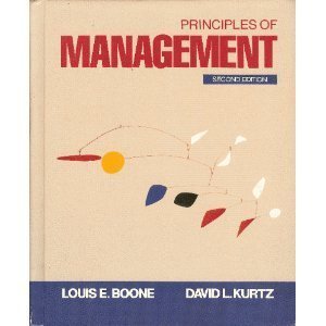 9780394336251: Principles of management
