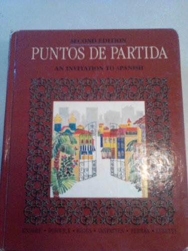 Imagen de archivo de Instructor's manual to accompany Puntos de partida: An invitation to Spanish, second edition a la venta por Solomon's Mine Books