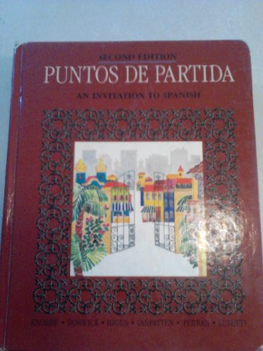 Stock image for Instructor's manual to accompany Puntos de partida: An invitation to Spanish, second edition for sale by Solomon's Mine Books