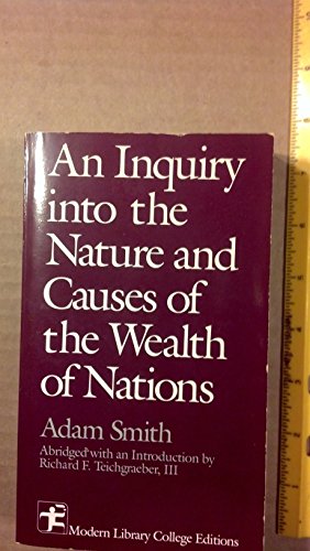 Beispielbild fr An Inquiry into the Nature and Causes of the Wealth of Nations zum Verkauf von Better World Books