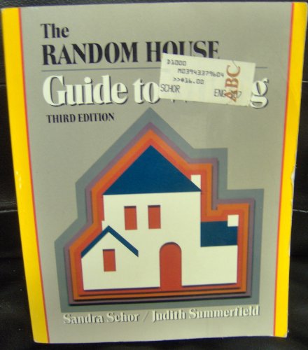 Stock image for The Random House guide to writing for sale by Robinson Street Books, IOBA