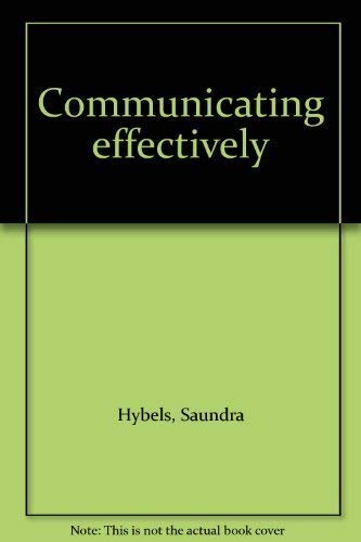 Imagen de archivo de Communicating Effectively a la venta por gigabooks