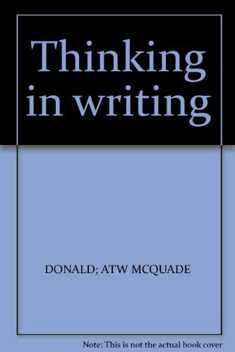 Stock image for Thinking in writing for sale by Wonder Book