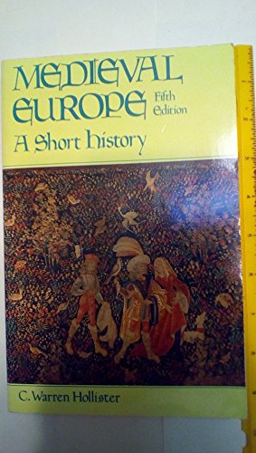 Beispielbild fr Medieval Europe: A Short History zum Verkauf von SecondSale