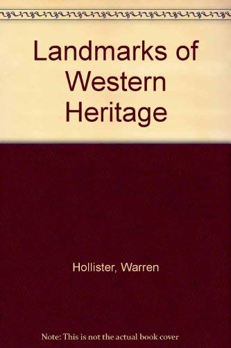 Imagen de archivo de Landmarks of the Western Heritage, Volume 1: The Ancient Near East to 1789, second edition a la venta por BookDepart