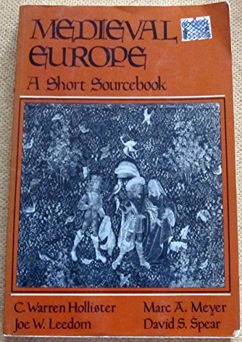 Stock image for Medieval Europe: A Short Sourcebook for sale by BookDepart