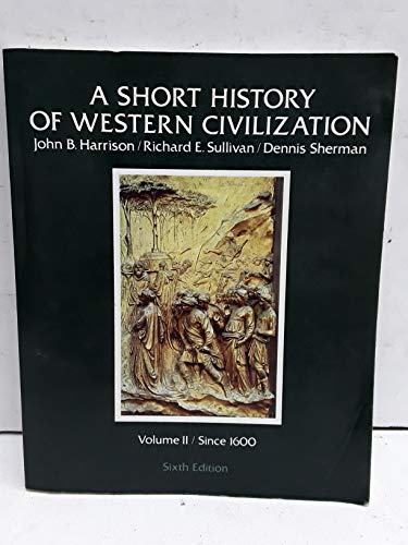 9780394342795: A Short History of Western Civilization: 002